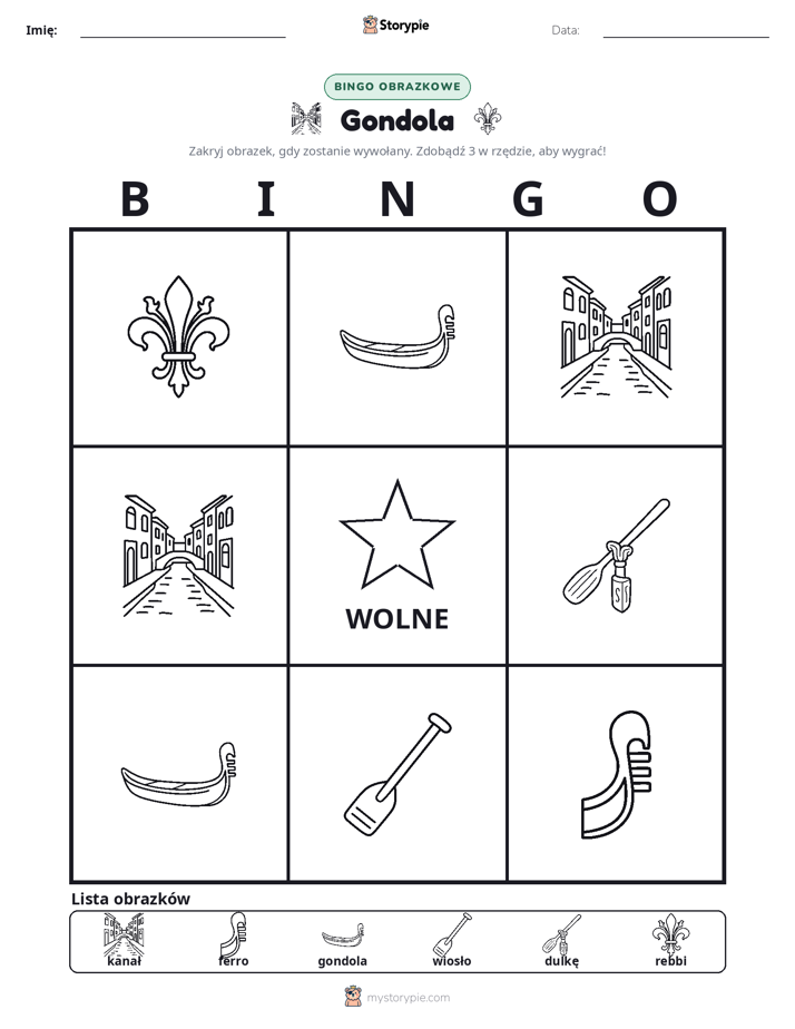 Bingo obrazkowe