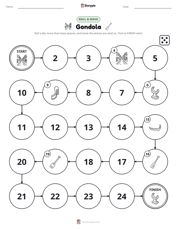 Roll & Move Game