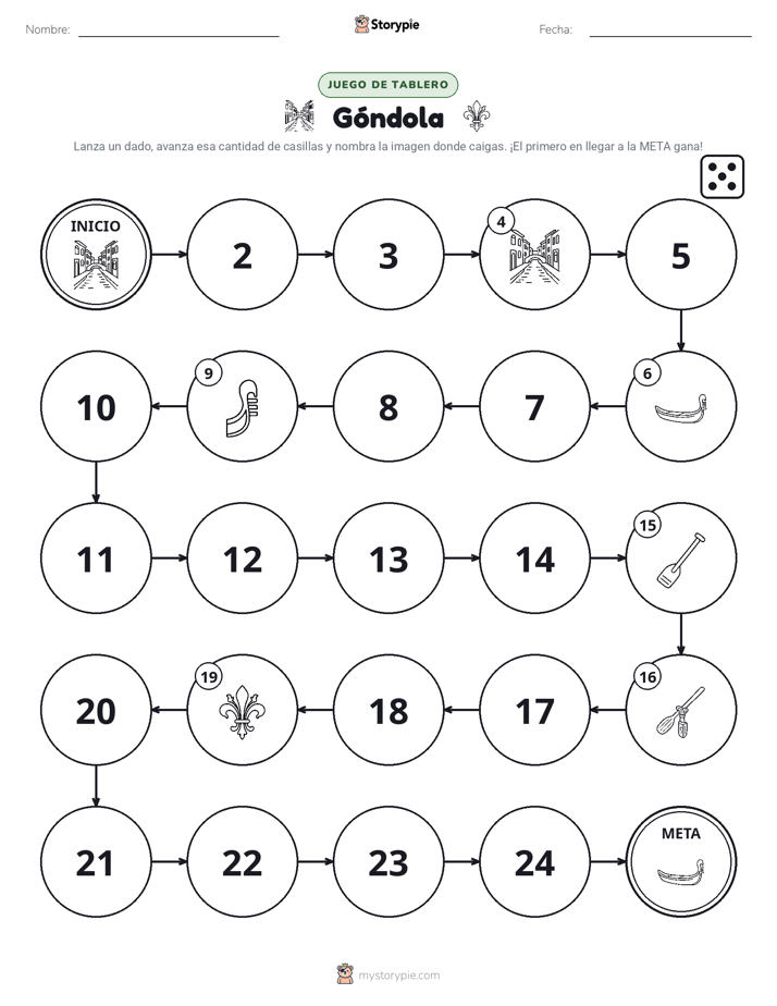 Juego de Rueda y Avanza
