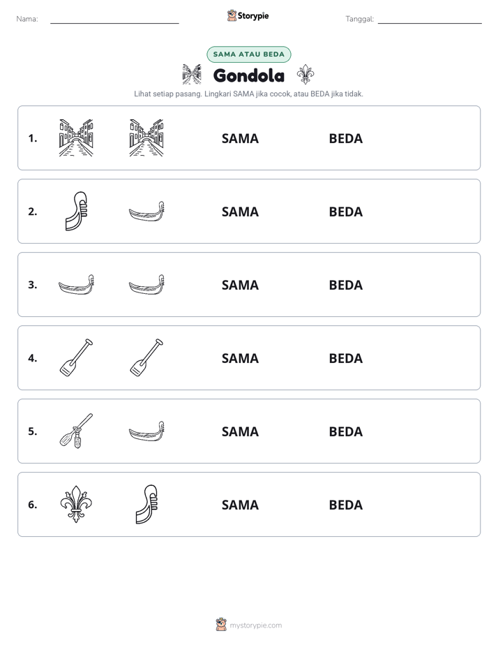 Sama atau Berbeda