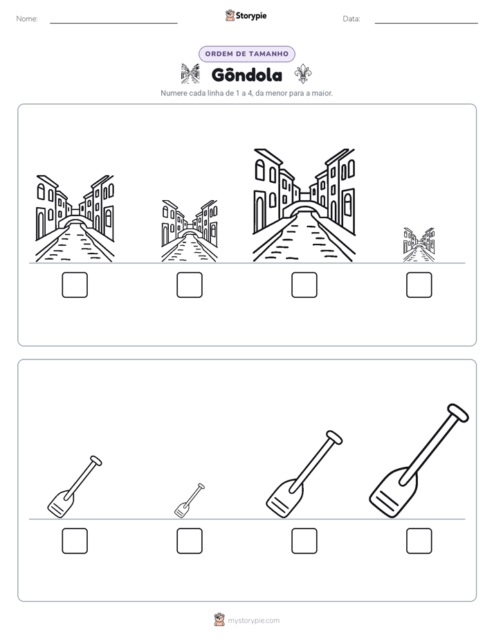Ordem de Tamanho