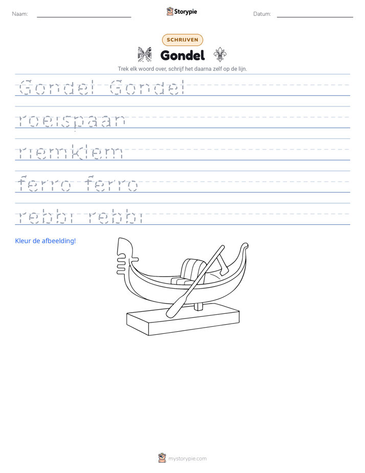Schrijf Oefening