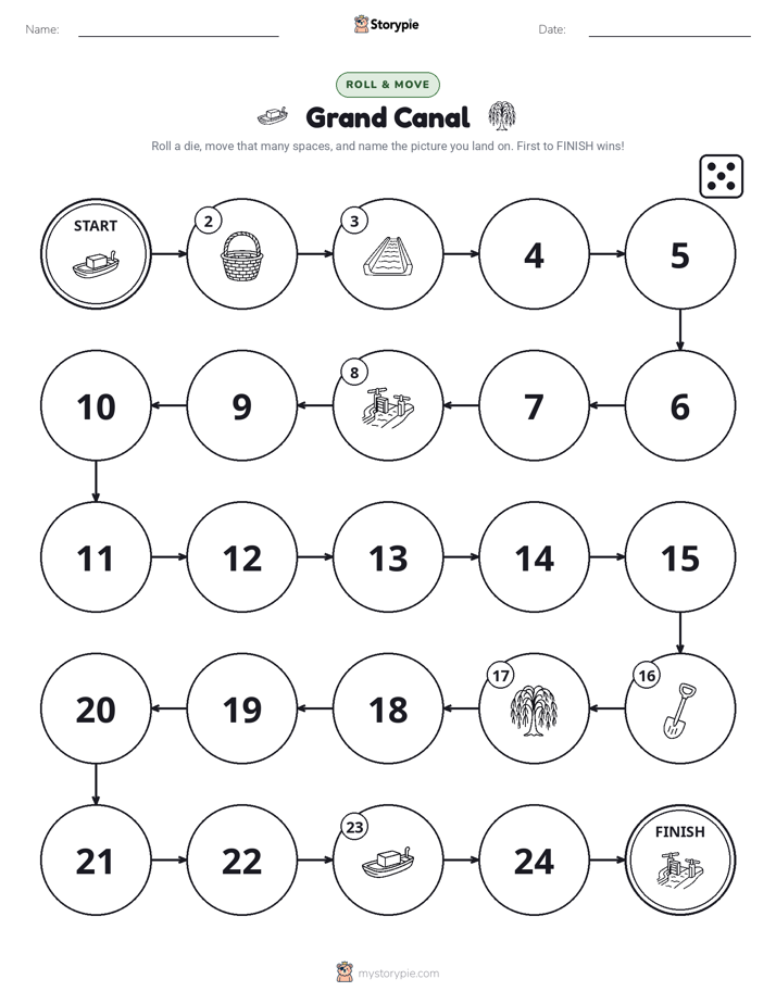 Roll & Move Game