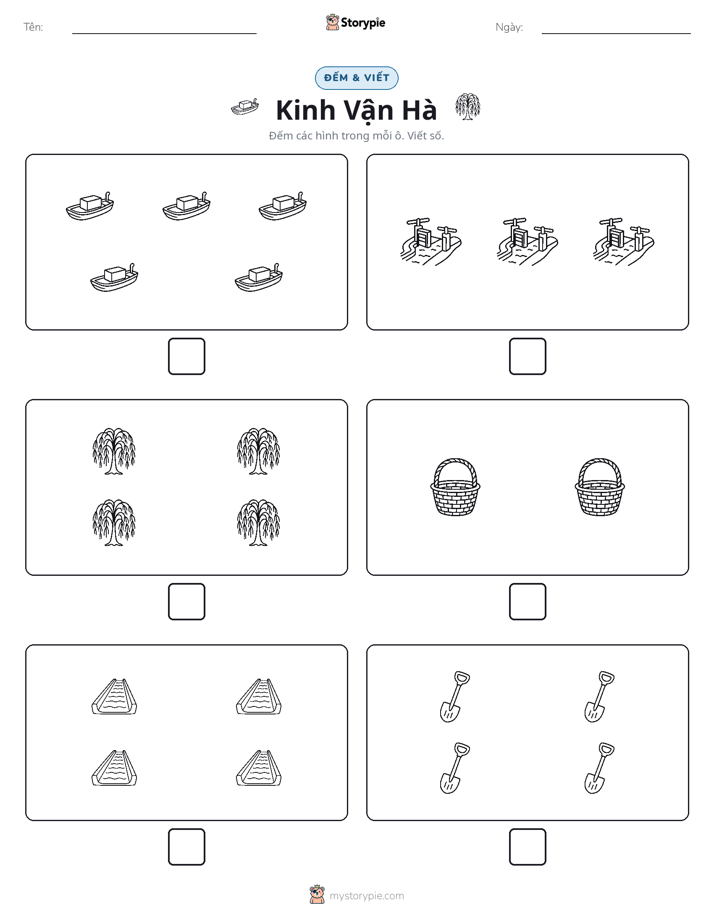 Đếm & Viết