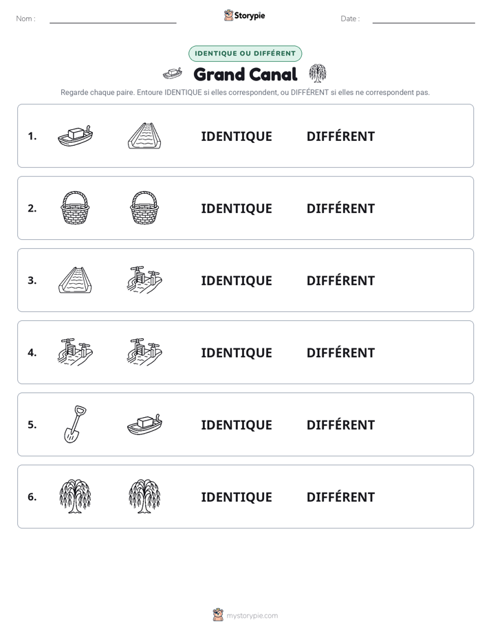 Identique ou Différent