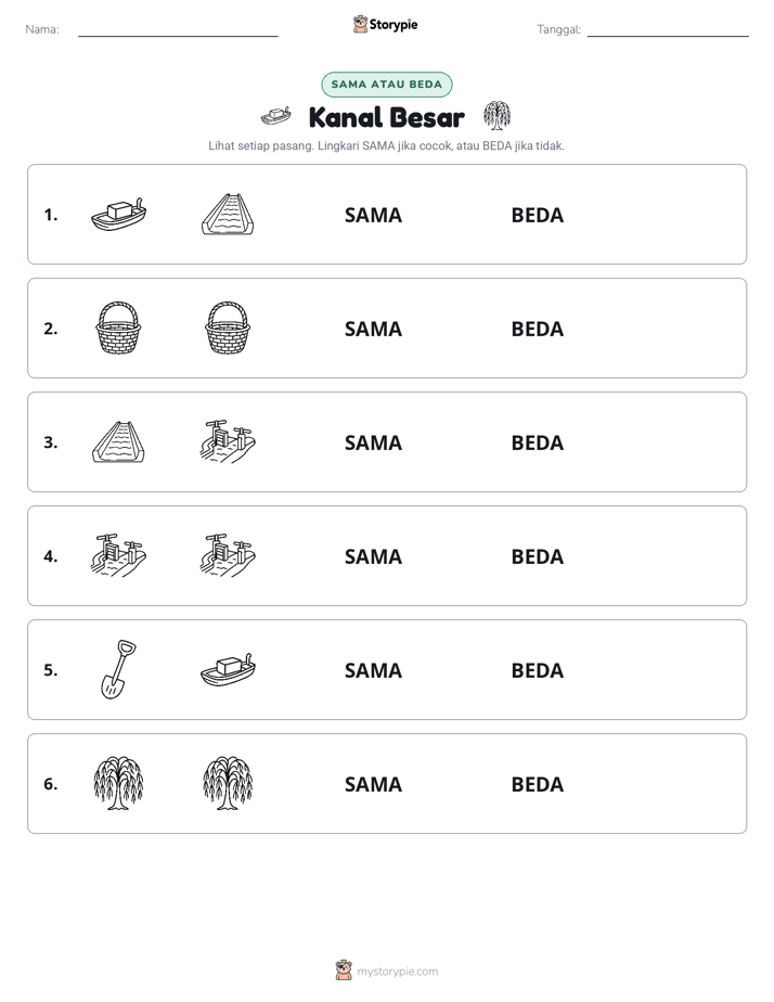 Sama atau Berbeda
