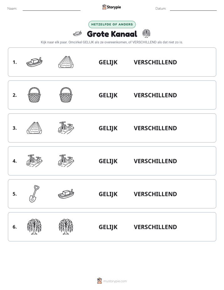 Zelfde of Verschillend