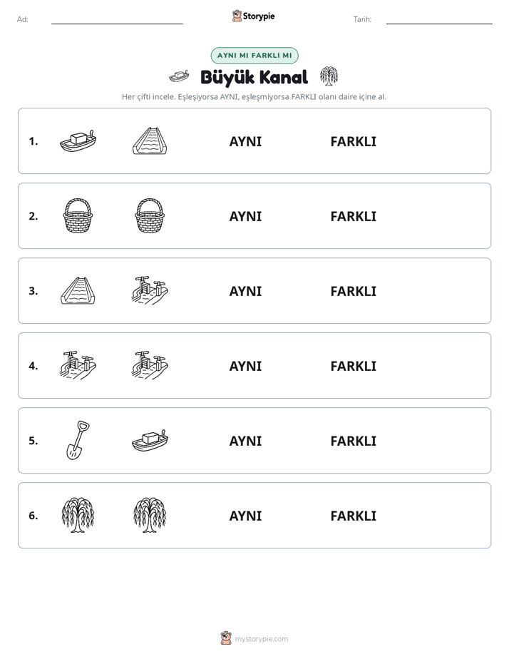 Aynı mı Farklı mı