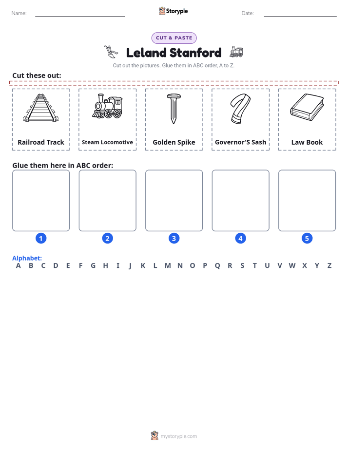 Cut & Paste Alphabet