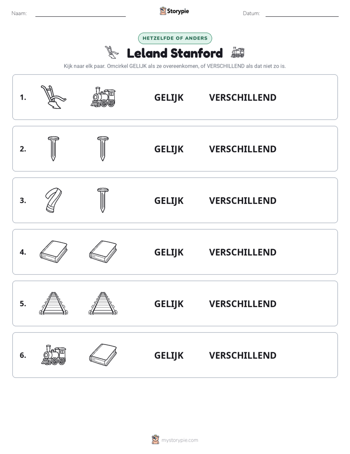 Zelfde of Verschillend
