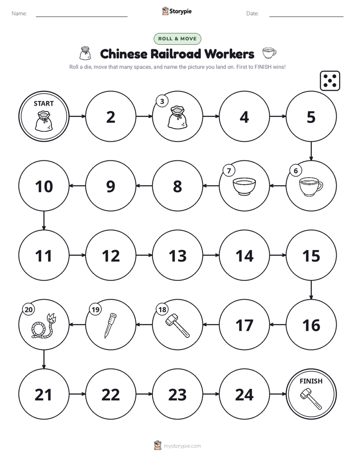 Roll & Move Game