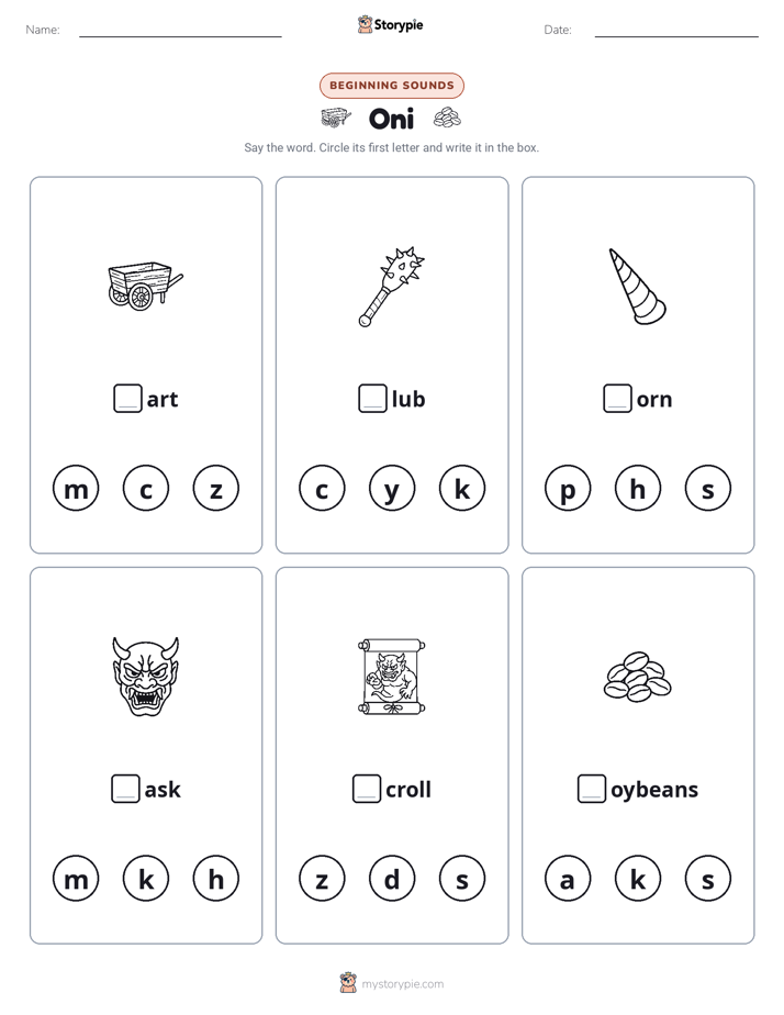 Beginning Sounds