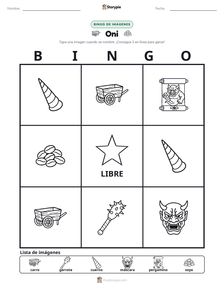 Bingo de Imágenes