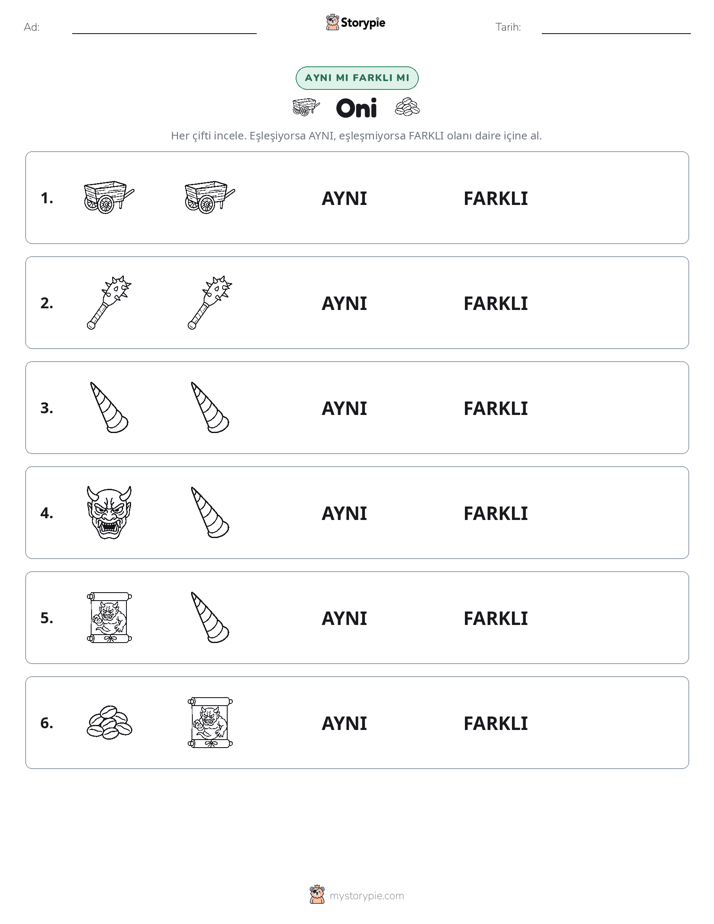 Aynı mı Farklı mı