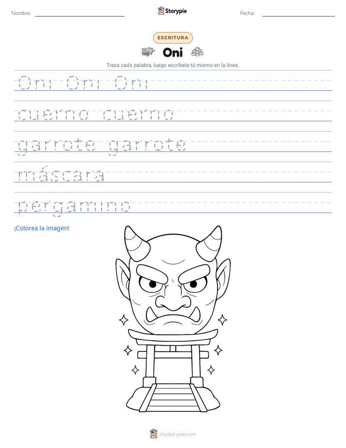 Práctica de Escritura