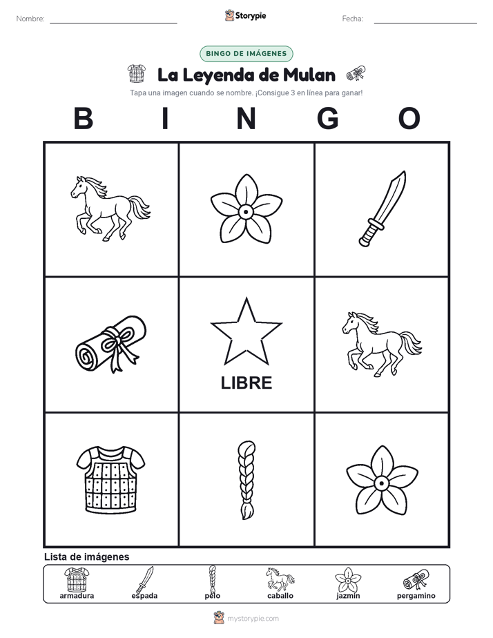 Bingo de Imágenes