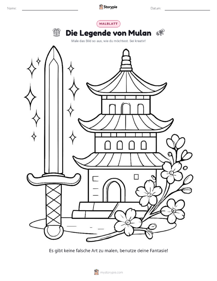 Ausmalseite