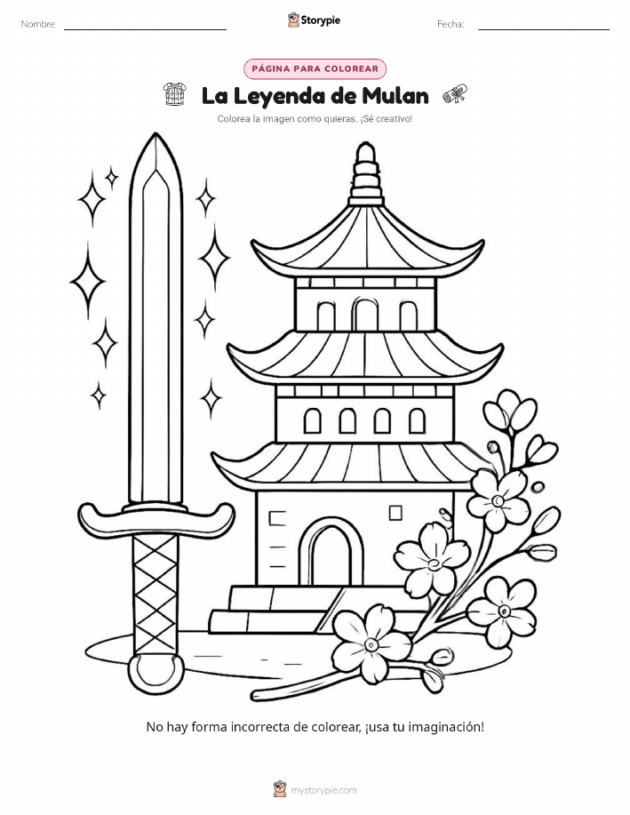 Página para Colorear