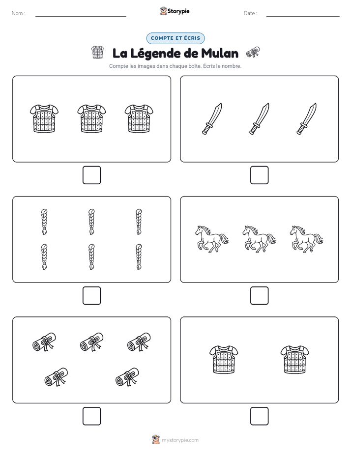 Compter & Écrire