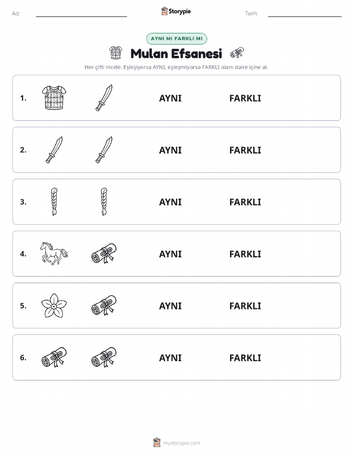 Aynı mı Farklı mı