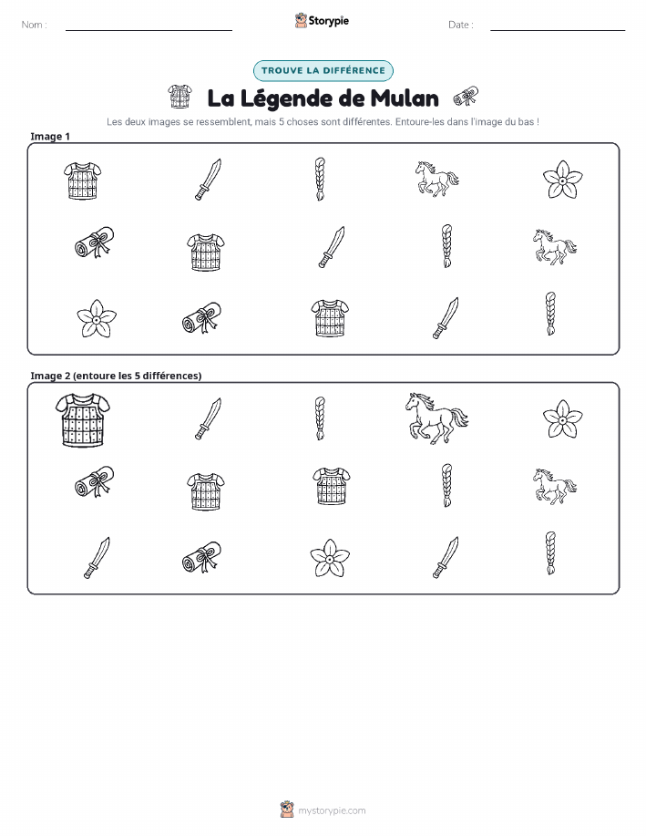 Trouvez les Différences