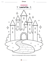 Land of Oz printable worksheet preview