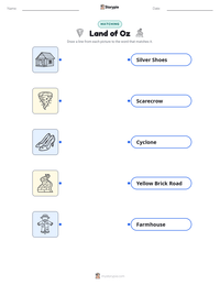 Land of Oz printable worksheet preview