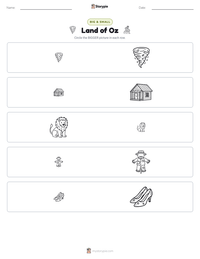 Land of Oz printable worksheet preview