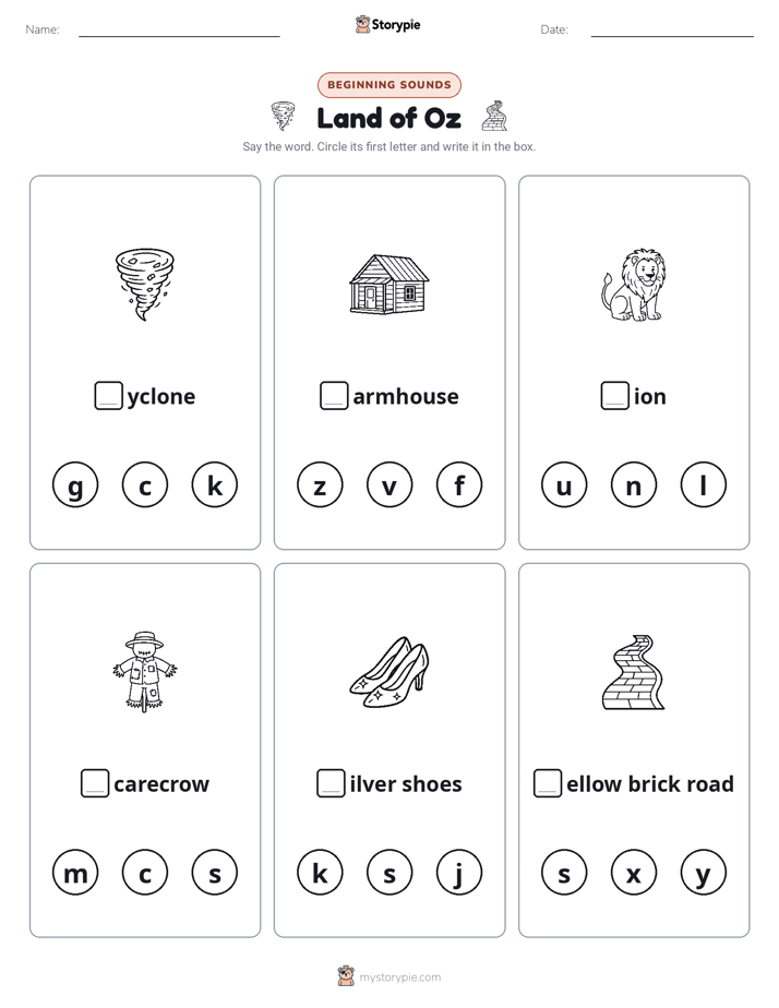Beginning Sounds