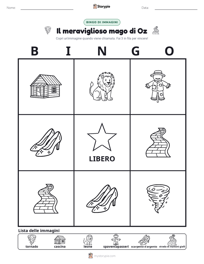 Bingo delle Immagini