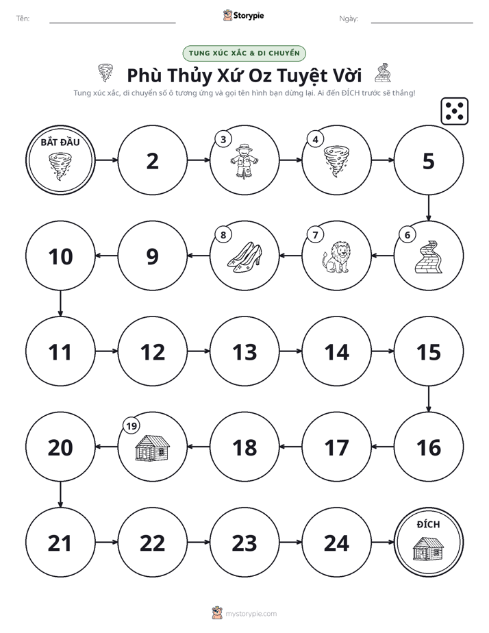 Trò Chơi Cuộn & Di Chuyển
