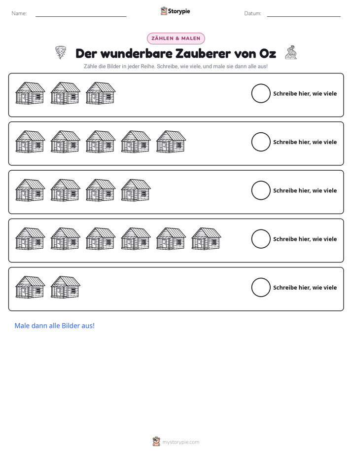 Zählen & Ausmalen