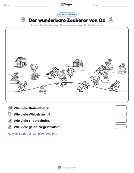 Zähl-Szene