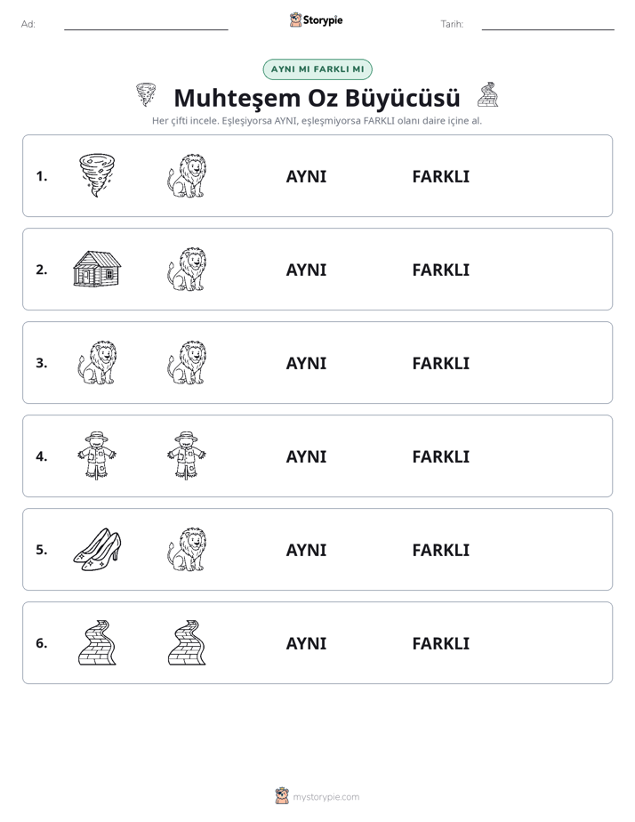 Aynı mı Farklı mı