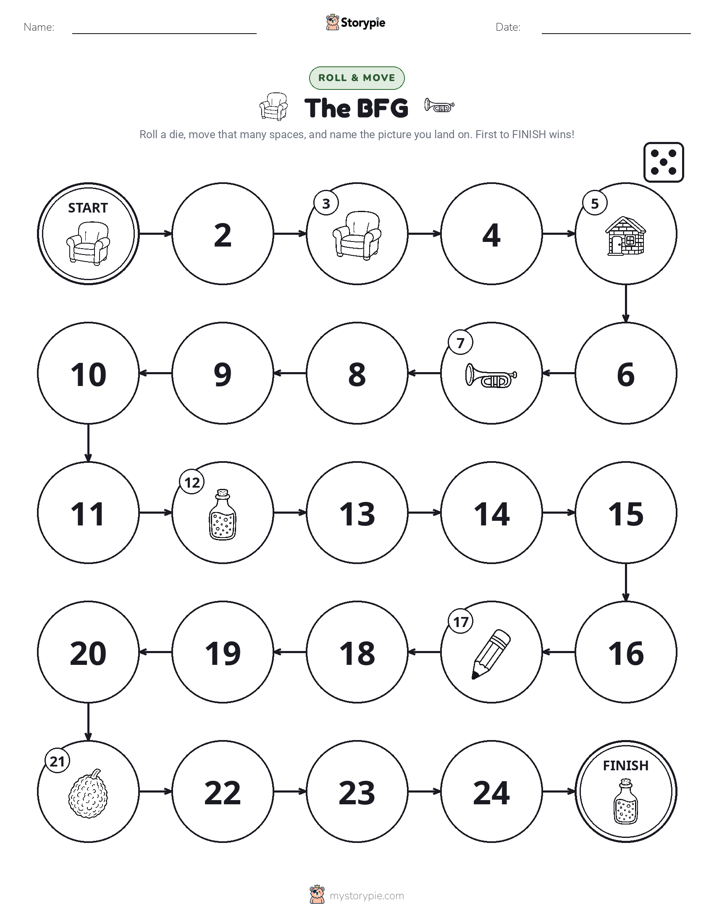 Roll & Move Game