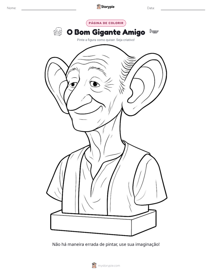 Página para colorir