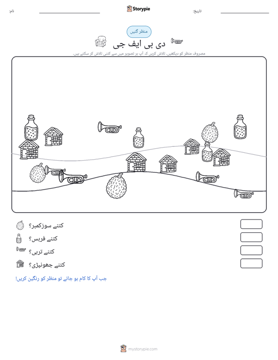گنتی کا منظر