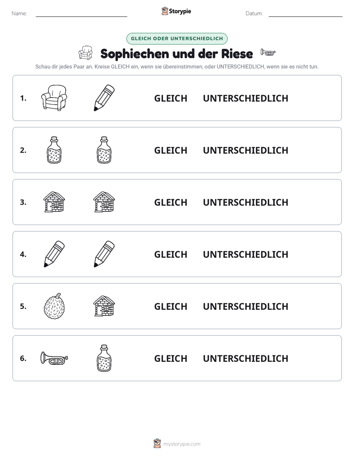 Gleich oder Anders