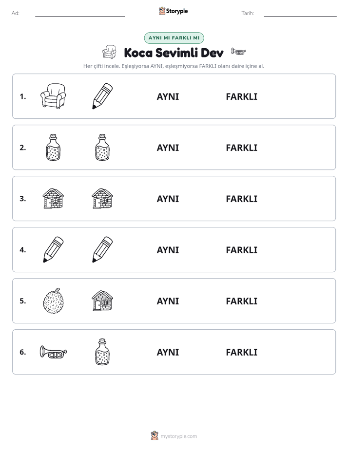 Aynı mı Farklı mı