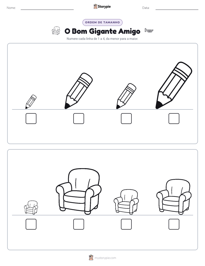 Ordem de Tamanho