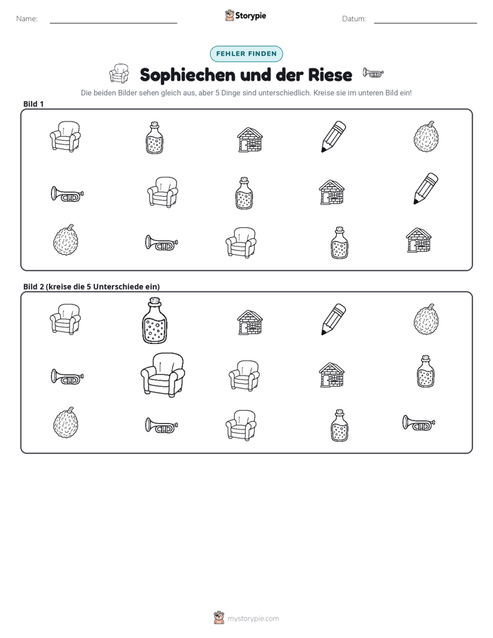 Finde den Unterschied