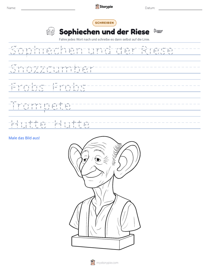Schreibübung