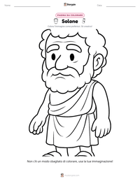 Anteprima della scheda stampabile di Solone