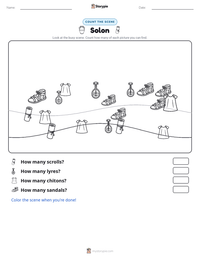 Solon printable worksheet preview