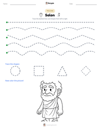 Solon printable worksheet preview