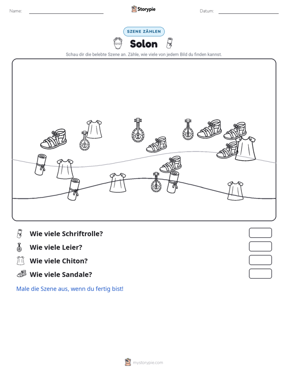Zähl-Szene