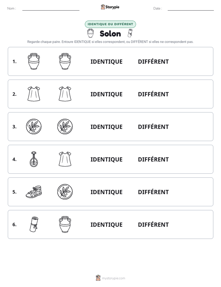 Identique ou Différent