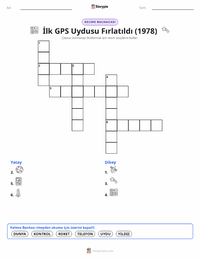İlk GPS Uydusunun Fırlatılması (1978) yazdırılabilir çalışma sayfası önizlemesi