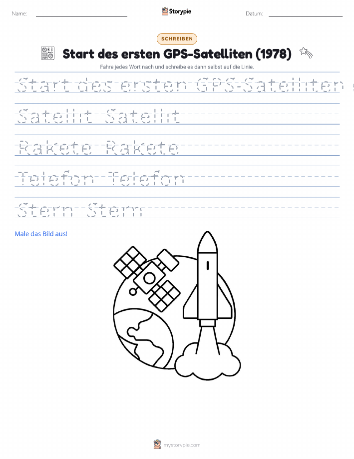 Schreibübung