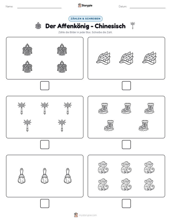 Zählen & Schreiben